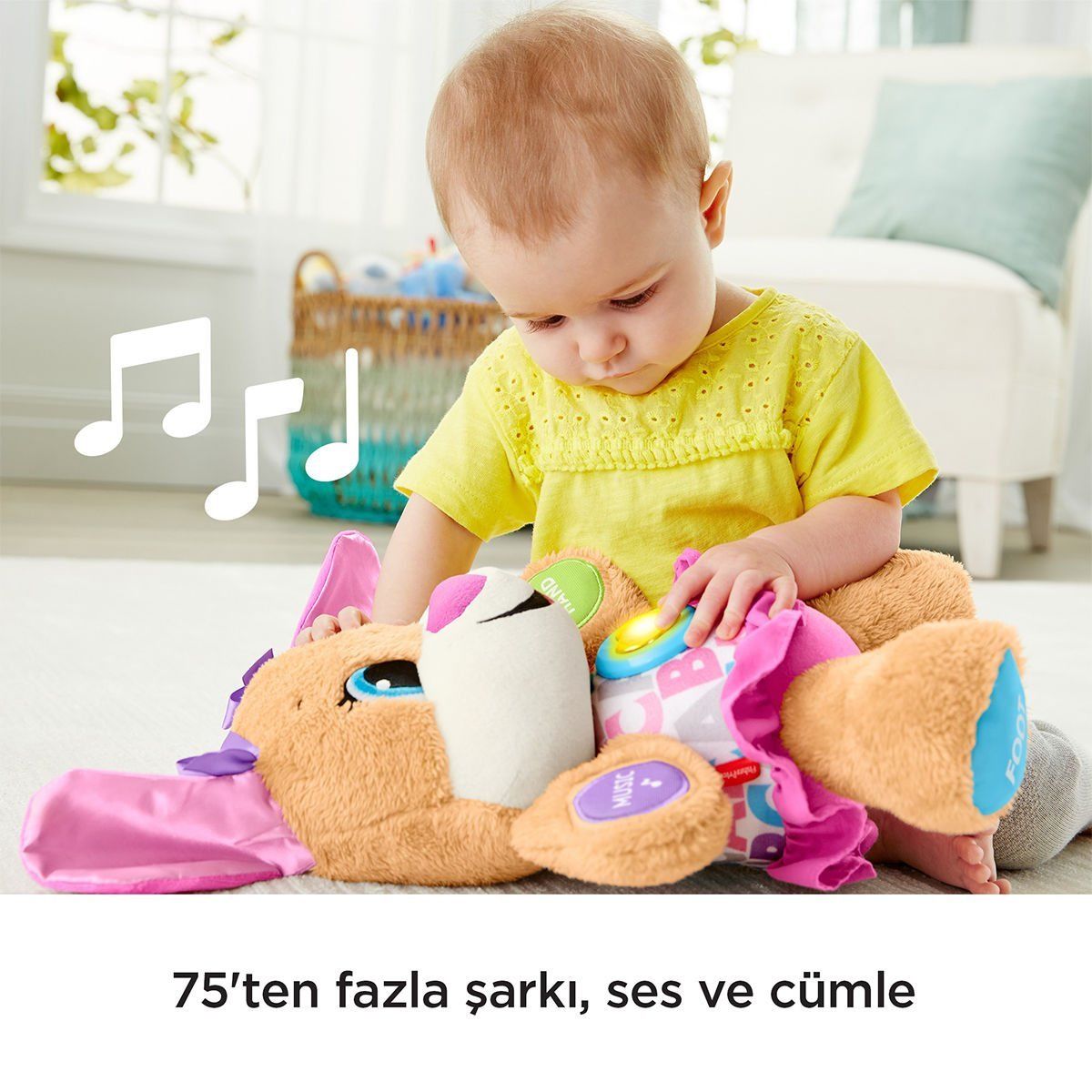 Fisher-Price-Yaşa Göre Gelişim Eğitici Köpekçiğin Kız Kardeşi / Türkçe / Eğlen Ve Öğren-Bebek Oyuncakları-6-Milagron.com