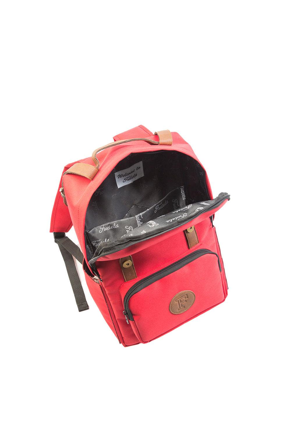 Fudela-Bks Kırmızı Sırt Çantası-Sırt Çantası-3-Milagron.com