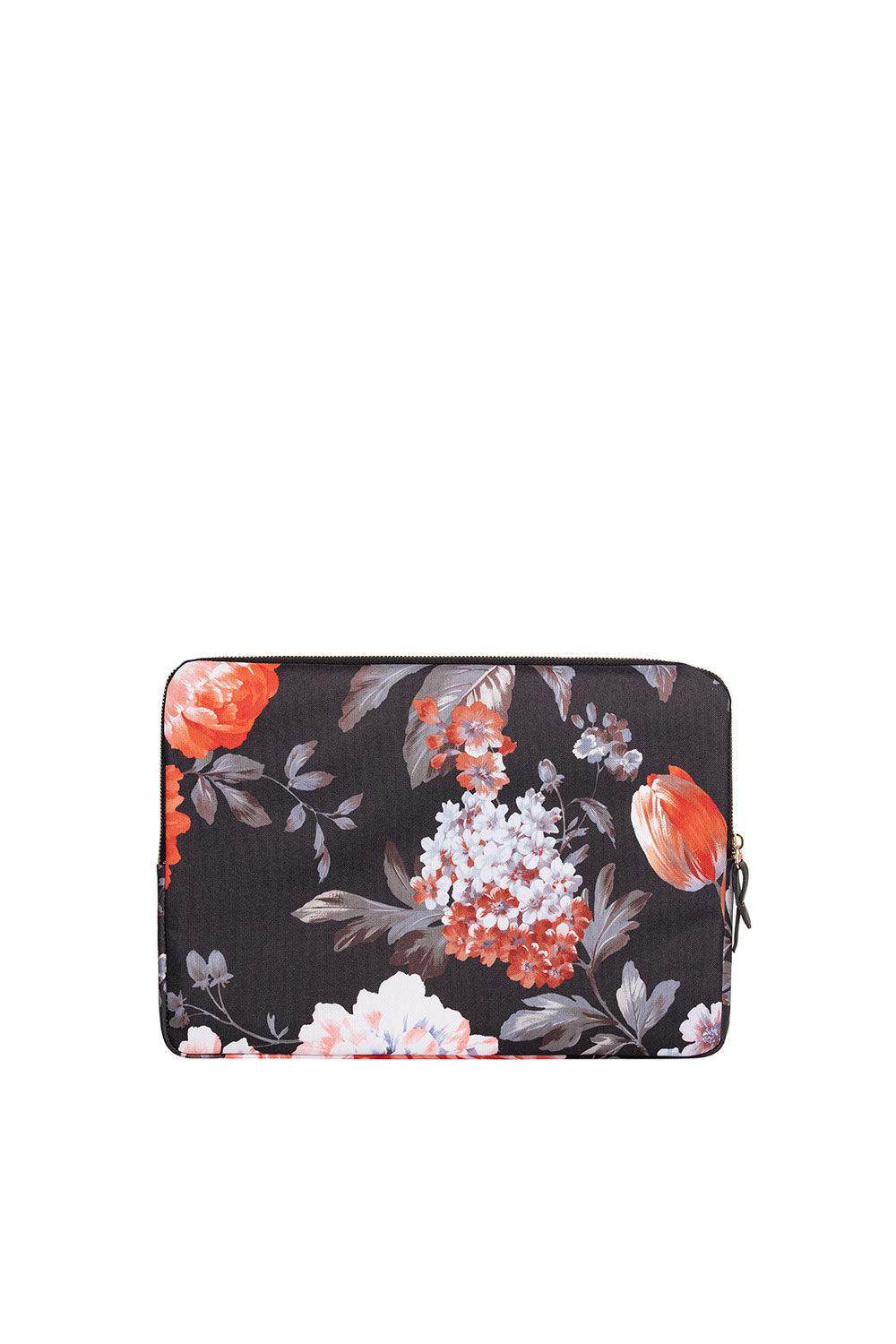 Fudela-Fudela 13-14 Inch Black Roses Macbook- Laptop Bag-Laptop Çantası-4-Milagron.com