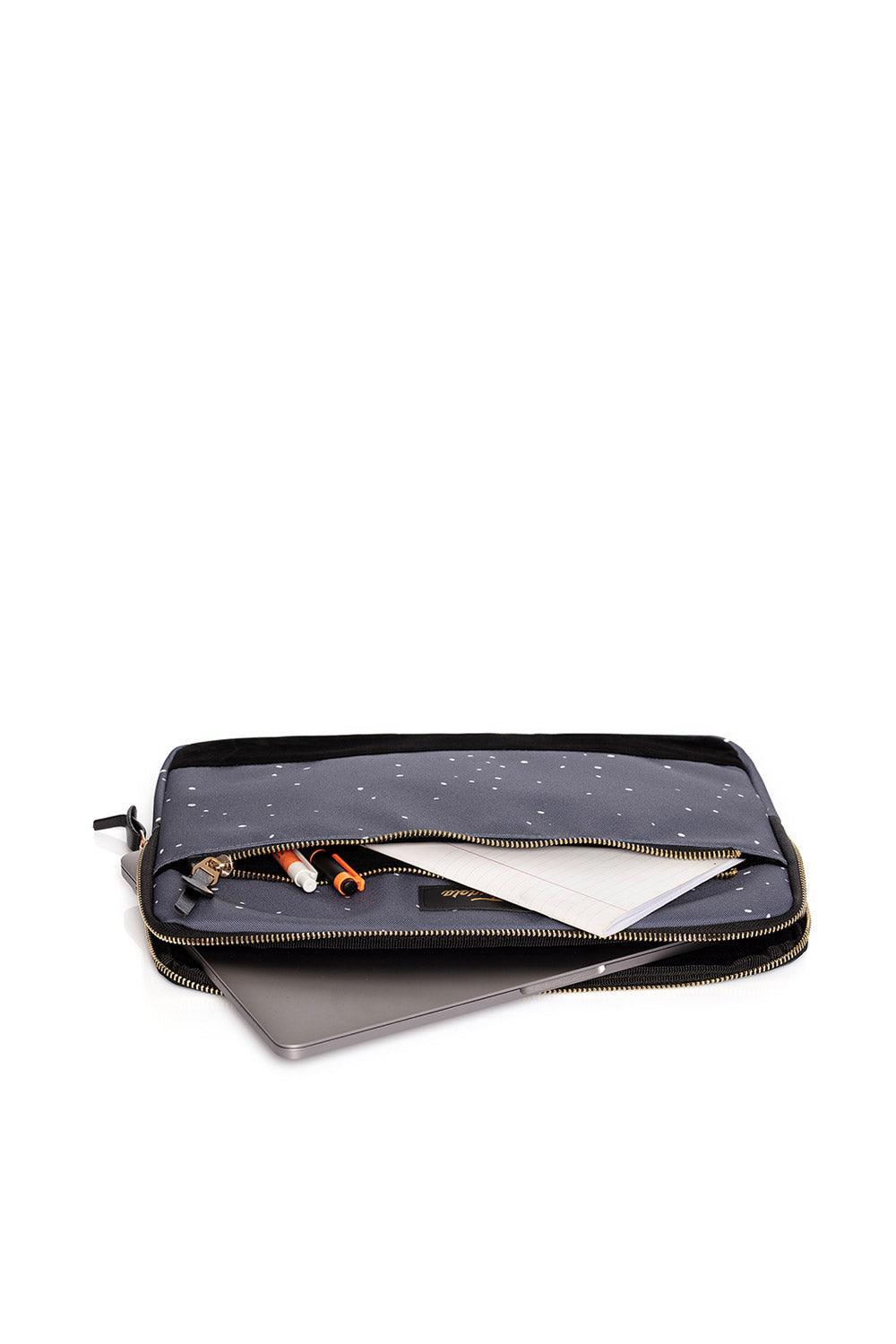 Fudela-Fudela 13-14 Inch Dark Blue Paints Macbook- Laptop Bag-Laptop Çantası-3-Milagron.com