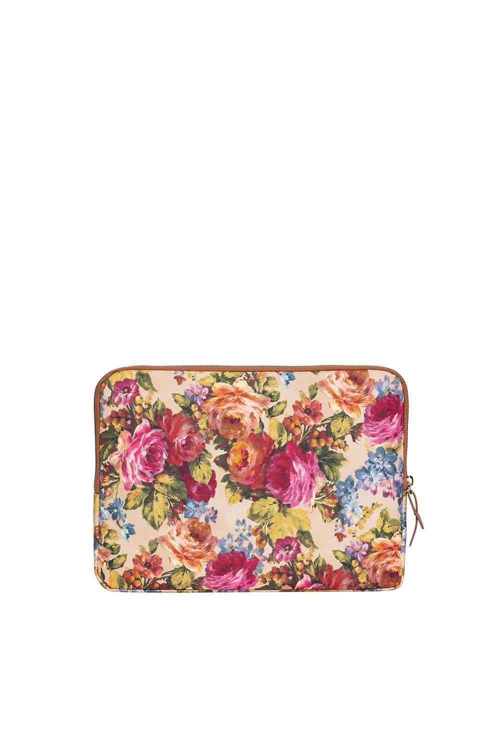 Fudela-Fudela 13-14 inch Flowers Macbook- Laptop Bag-Laptop Çantası-4-Milagron.com