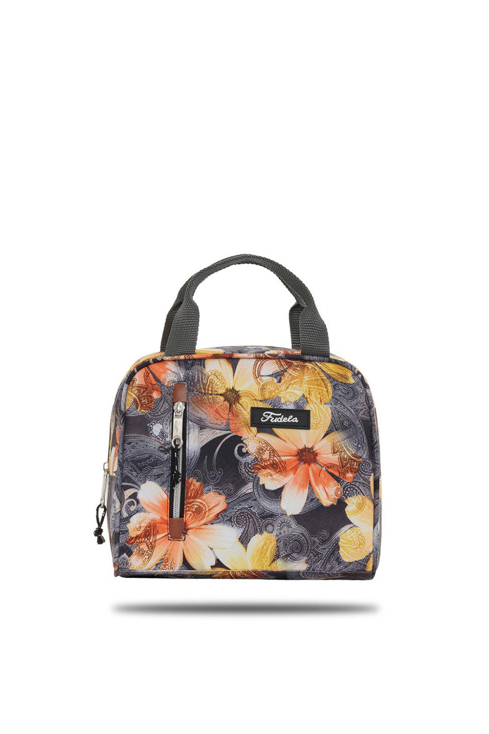 Fudela-Gri Unisex Soğutucu Beslenme Çantası-El Çantası-1-Milagron.com