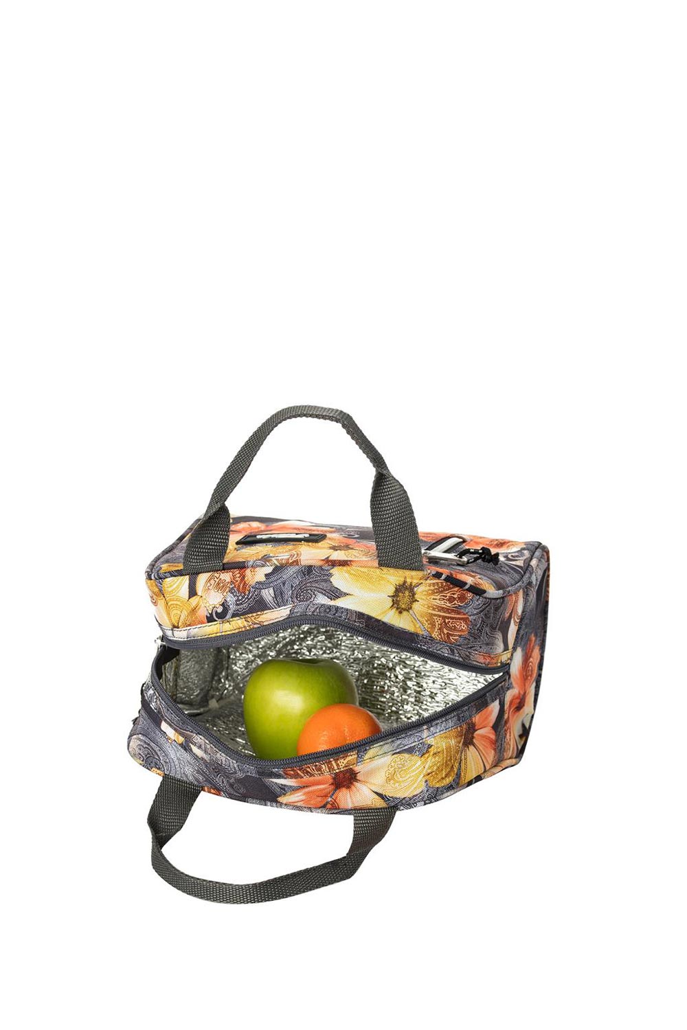 Fudela-Gri Unisex Soğutucu Beslenme Çantası-El Çantası-2-Milagron.com