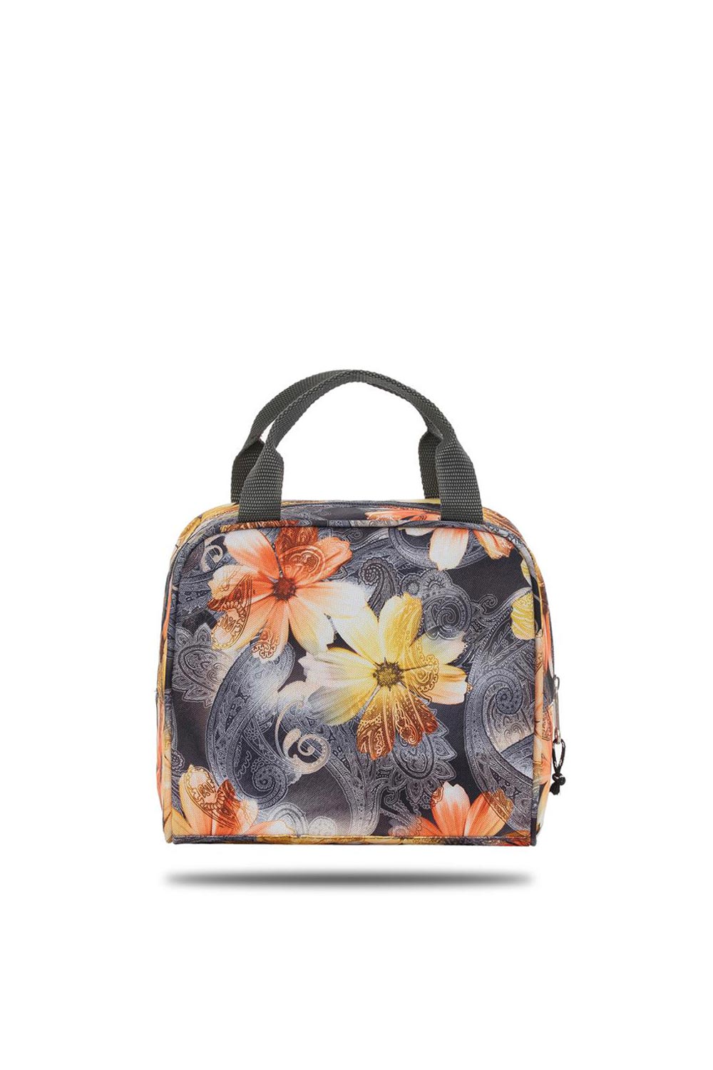 Fudela-Gri Unisex Soğutucu Beslenme Çantası-El Çantası-3-Milagron.com