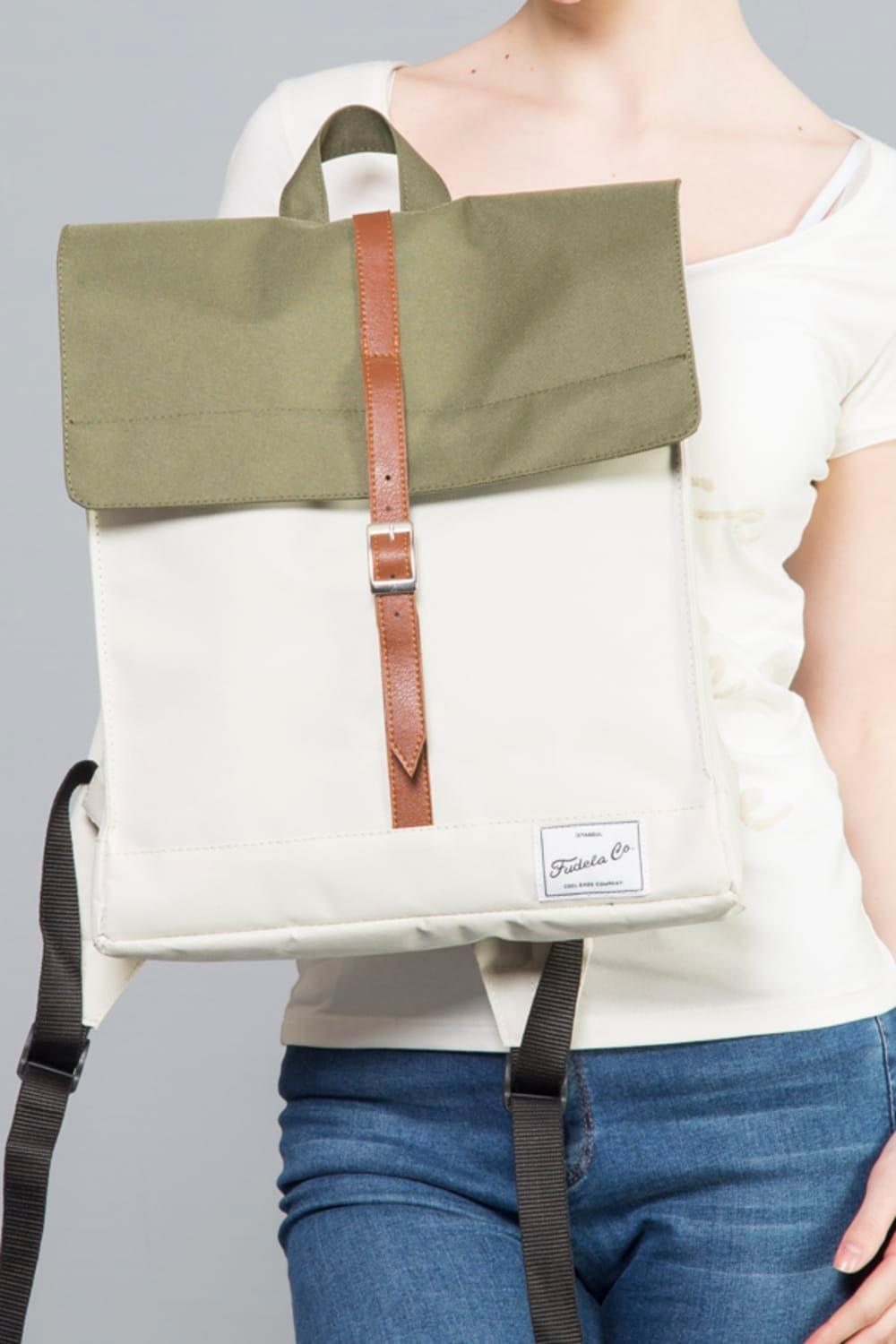 Fudela-Mbs Haki Krem Sırt Çantası-Sırt Çantası-1-Milagron.com
