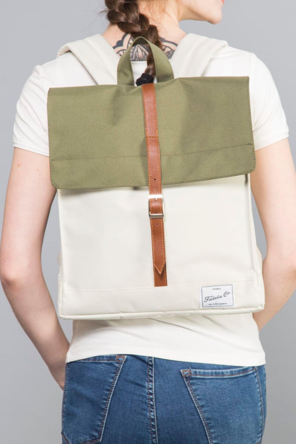 Fudela-Mbs Haki Krem Sırt Çantası-Sırt Çantası-2-Milagron.com