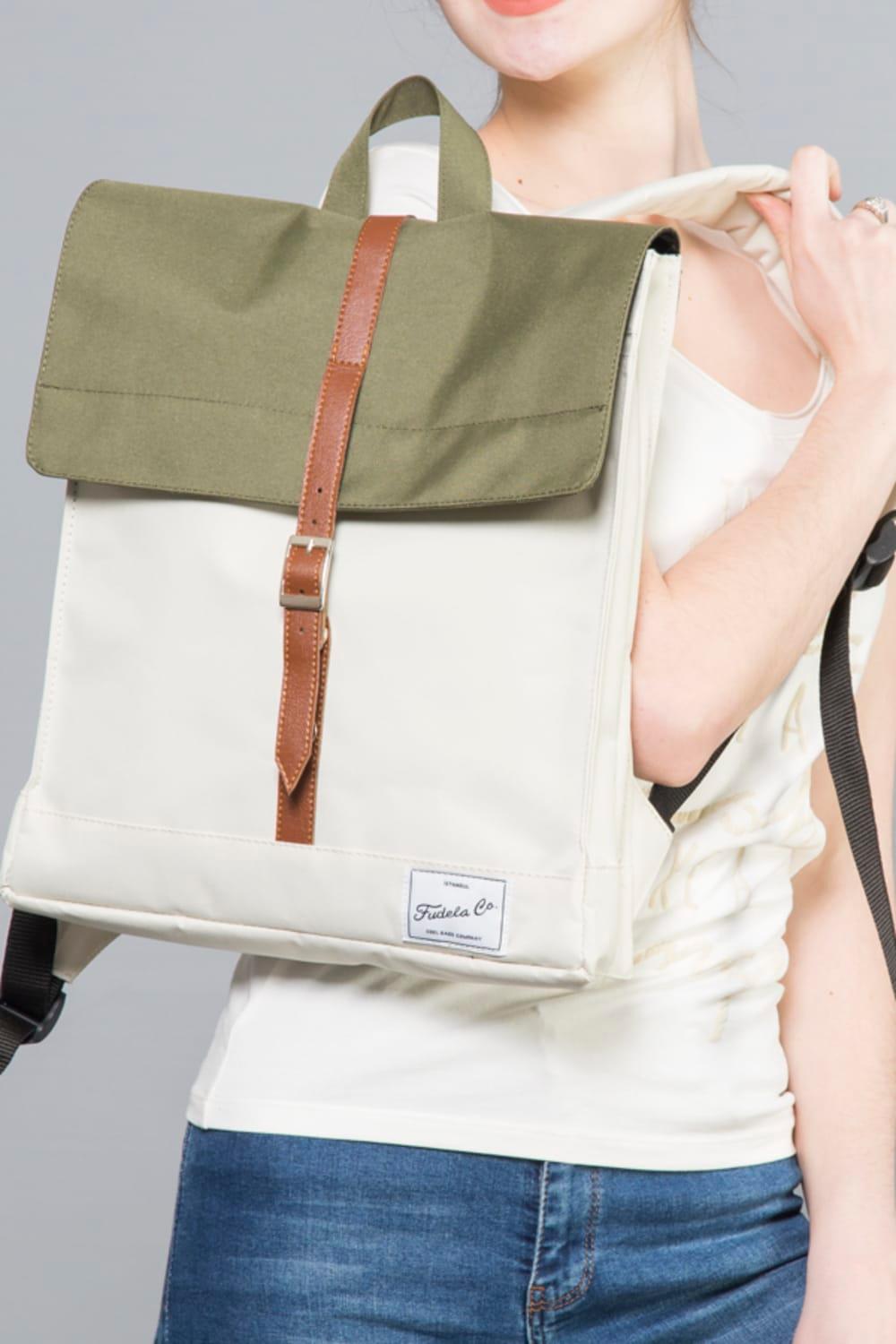 Fudela-Mbs Haki Krem Sırt Çantası-Sırt Çantası-3-Milagron.com