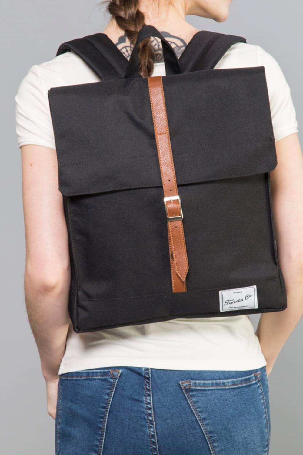 Fudela-Mbs Siyah Sırt Çantası-Sırt Çantası-4-Milagron.com