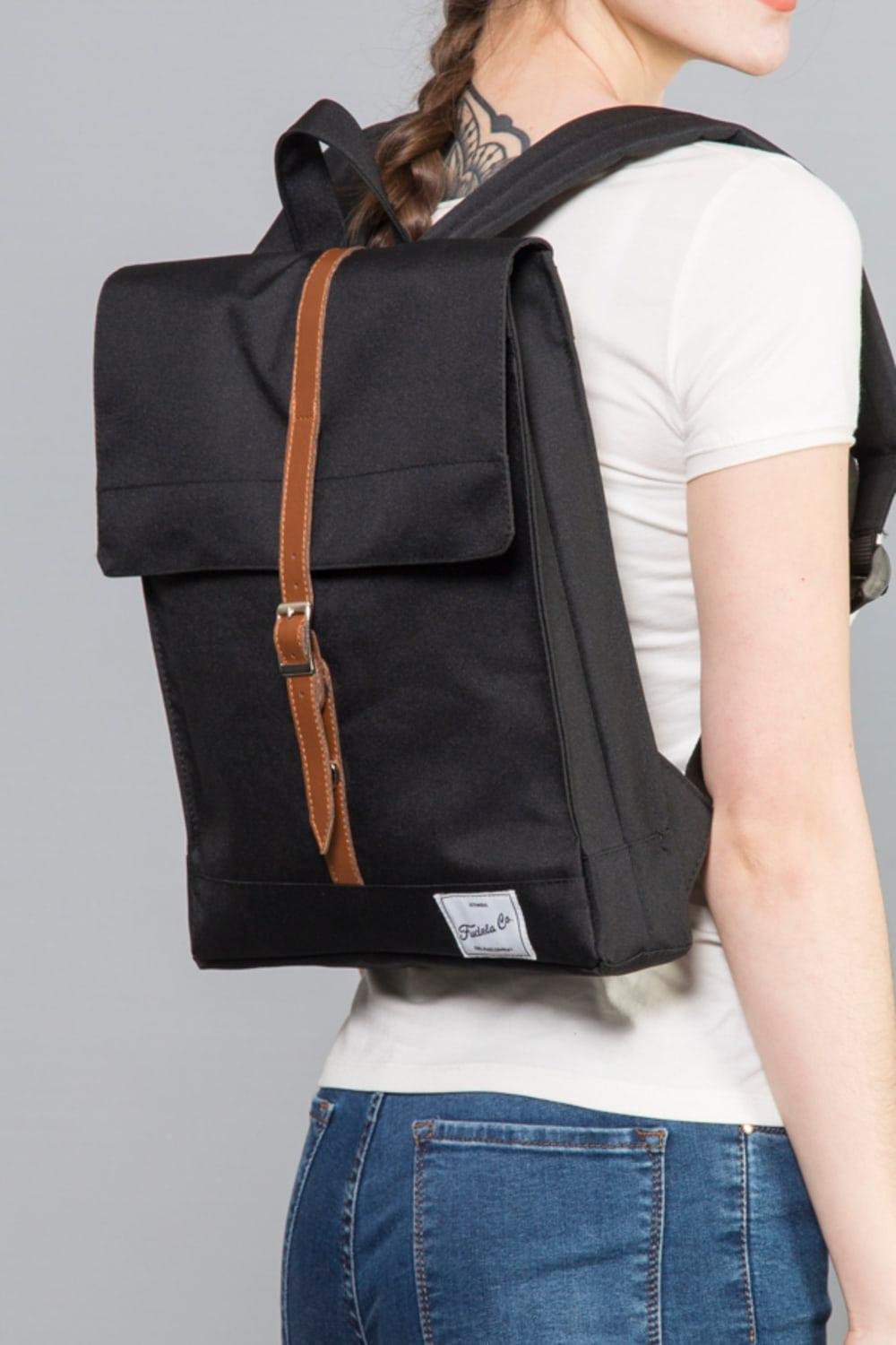 Fudela-Mbs Siyah Sırt Çantası-Sırt Çantası-5-Milagron.com