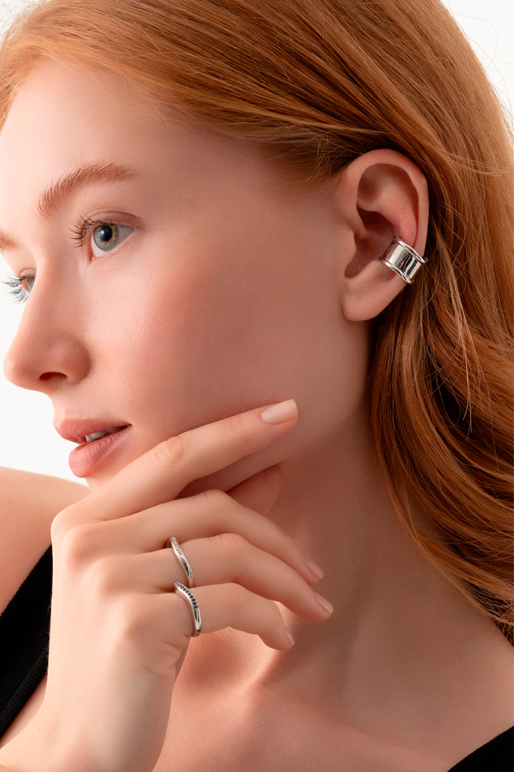 Gal İstanbul-Clan Earcuff Silver-Küpe-2-Milagron.com