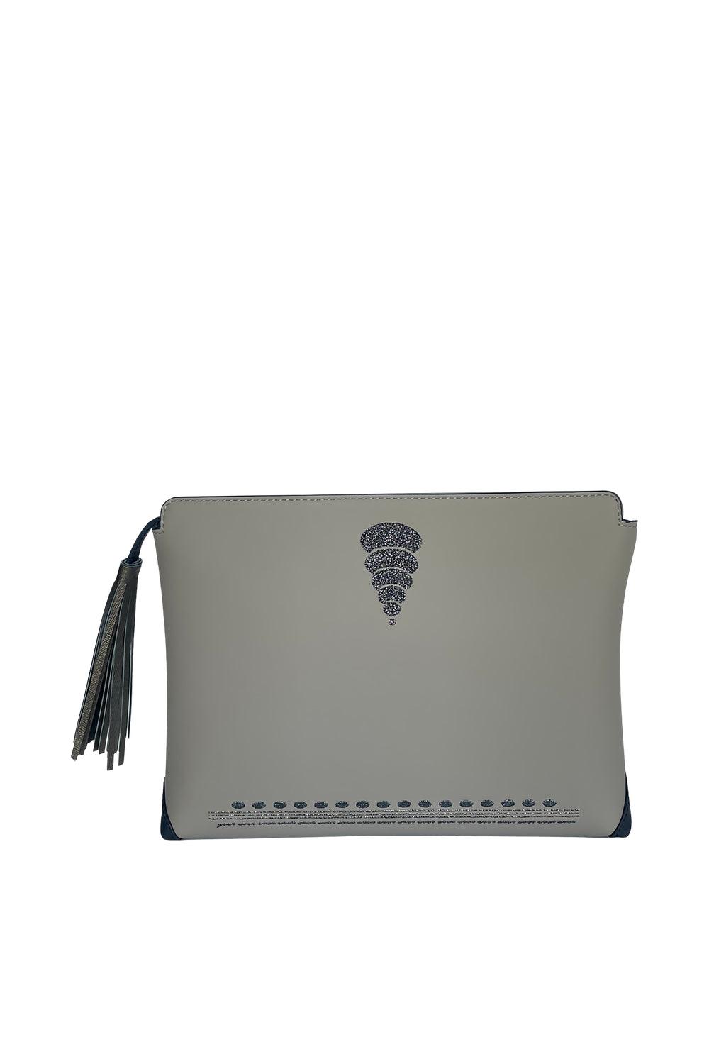 Geomi-Mun Clutch - Gri-Clutch-2-Milagron.com