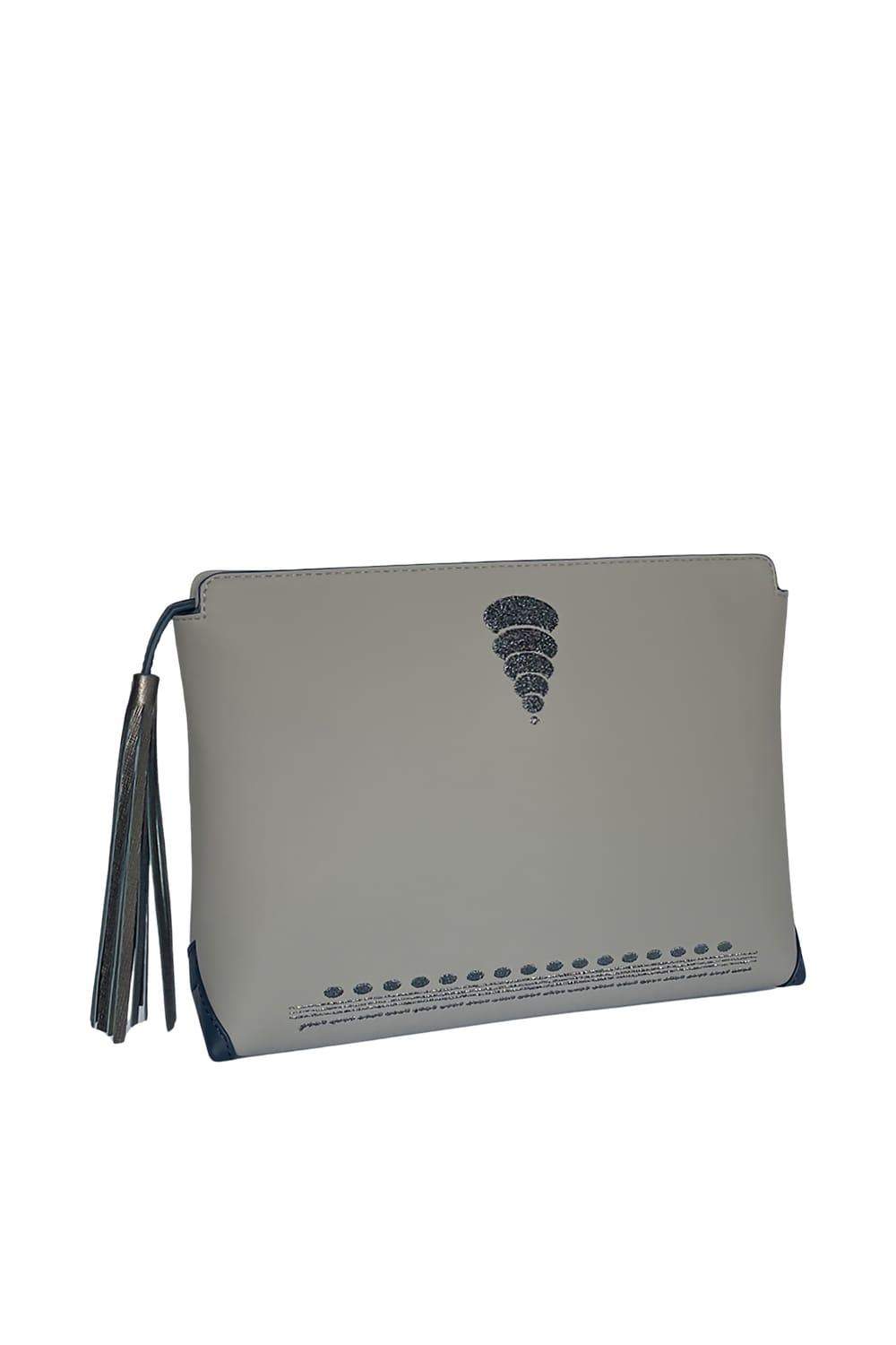 Geomi-Mun Clutch - Gri-Clutch-4-Milagron.com