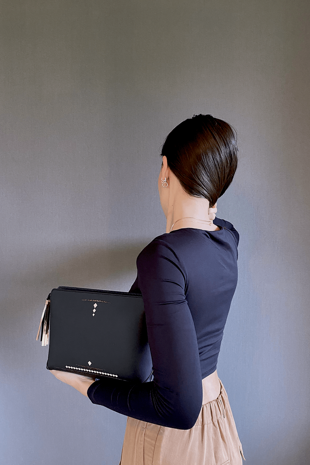 Geomi-Mun Clutch - Siyah-Clutch-9-Milagron.com