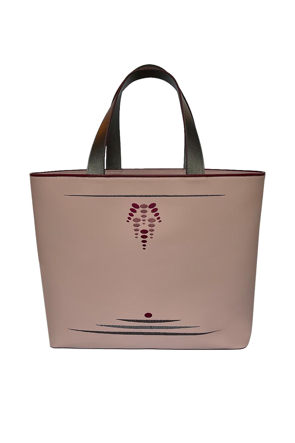 Geomi-Mun Tote - Travel Size - Gül Kurusu-Omuz Çantası-3-Milagron.com