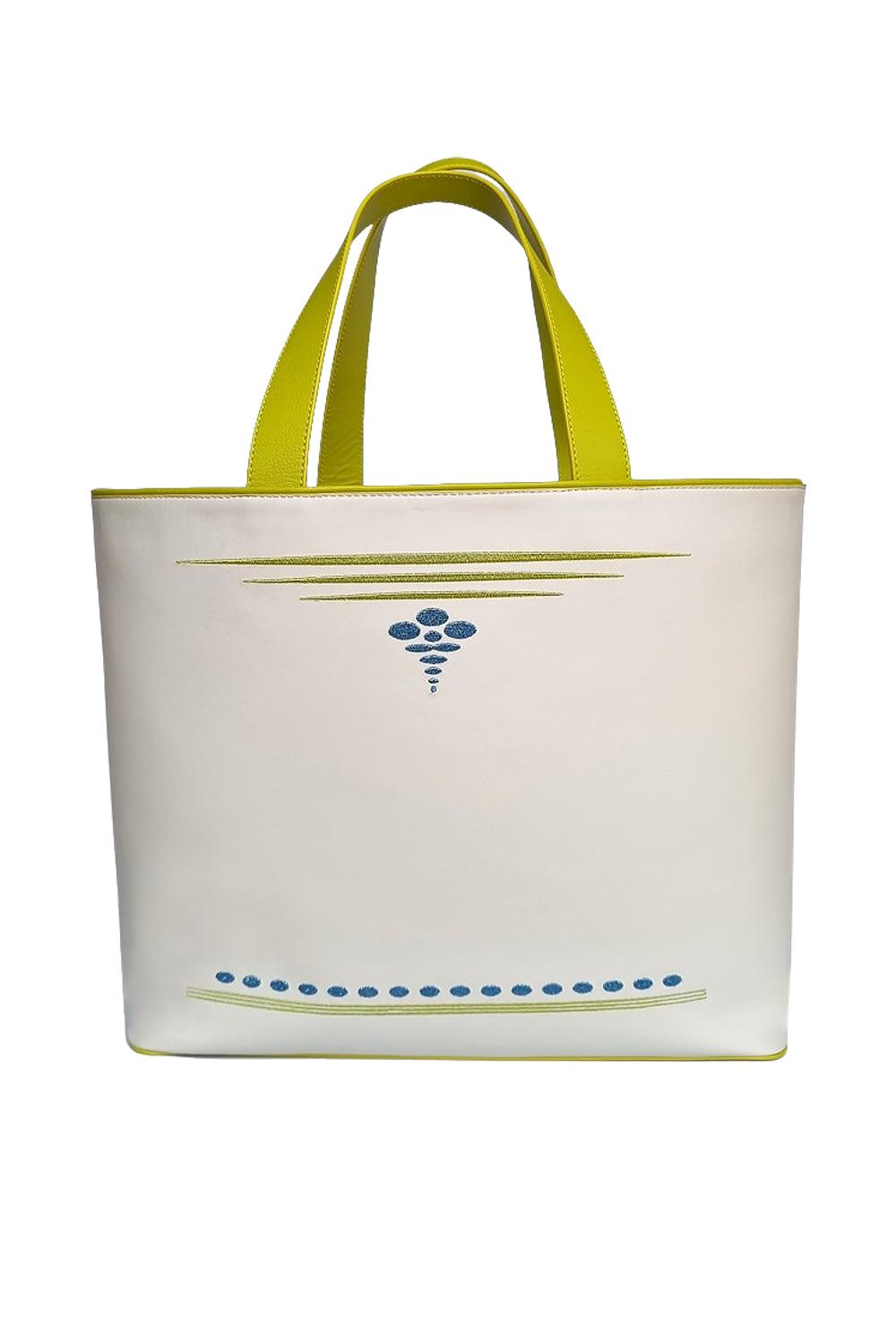 Geomi-Mun Tote - Travel Size - Vanilya-Omuz Çantası-5-Milagron.com