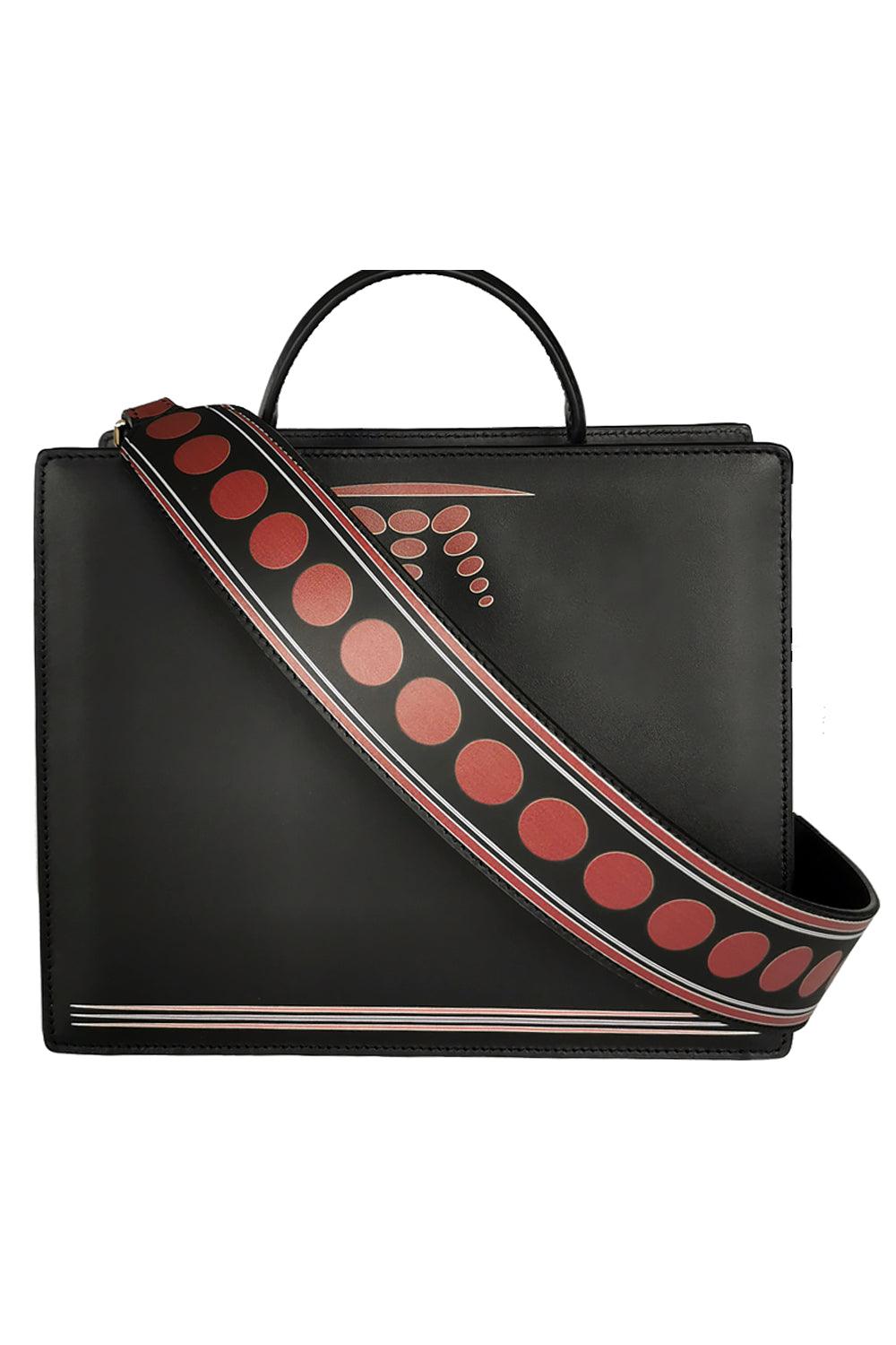 Geomi-Ray Çanta - Siyah Dots-Omuz Çantası-4-Milagron.com