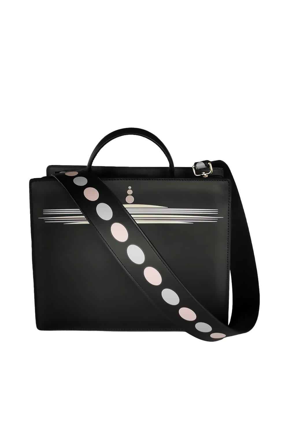 Geomi-Ray Çanta - Siyah Sunset-Omuz Çantası-2-Milagron.com