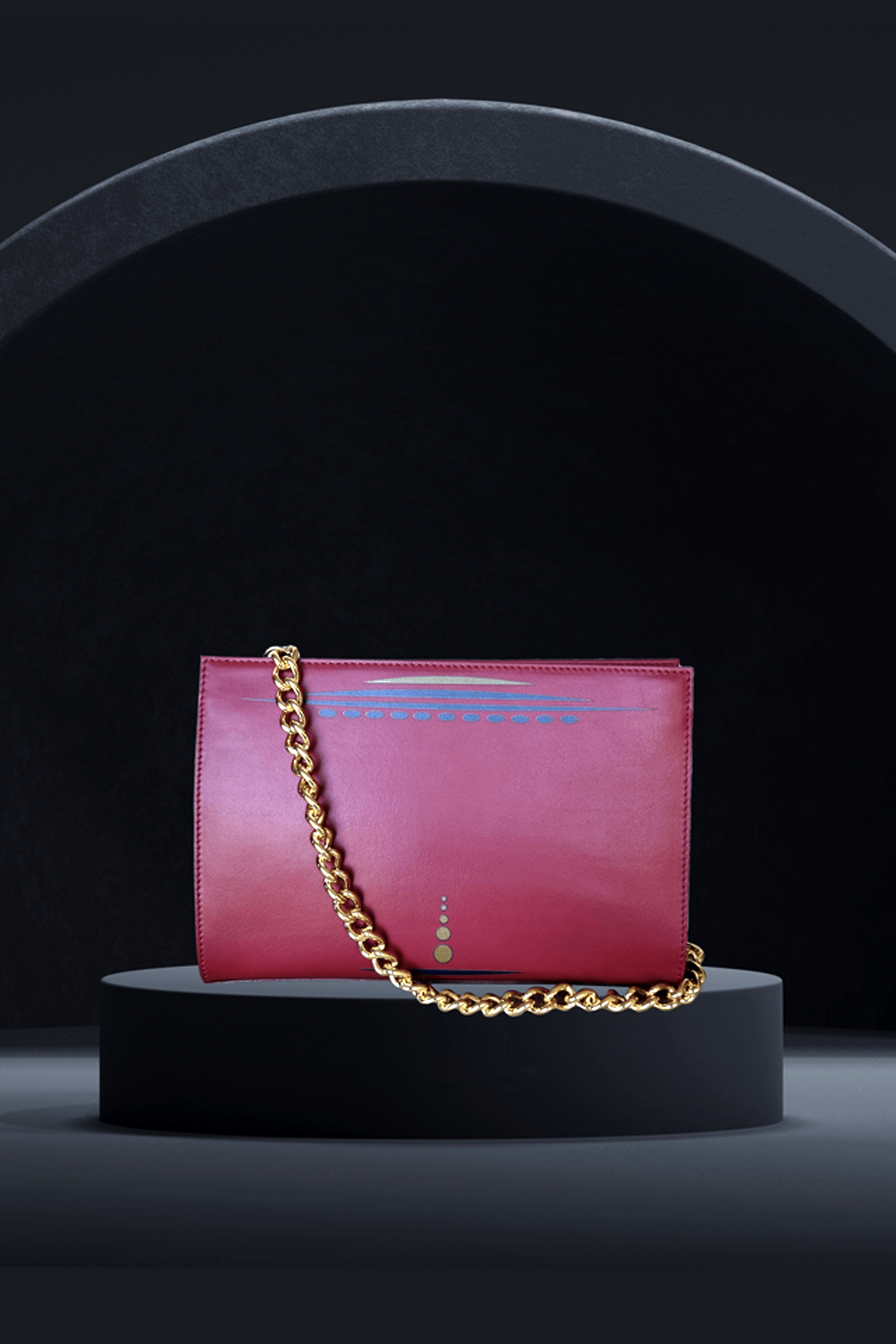 Geomi-Sunset Clutch - Bordo-Clutch-5-Milagron.com