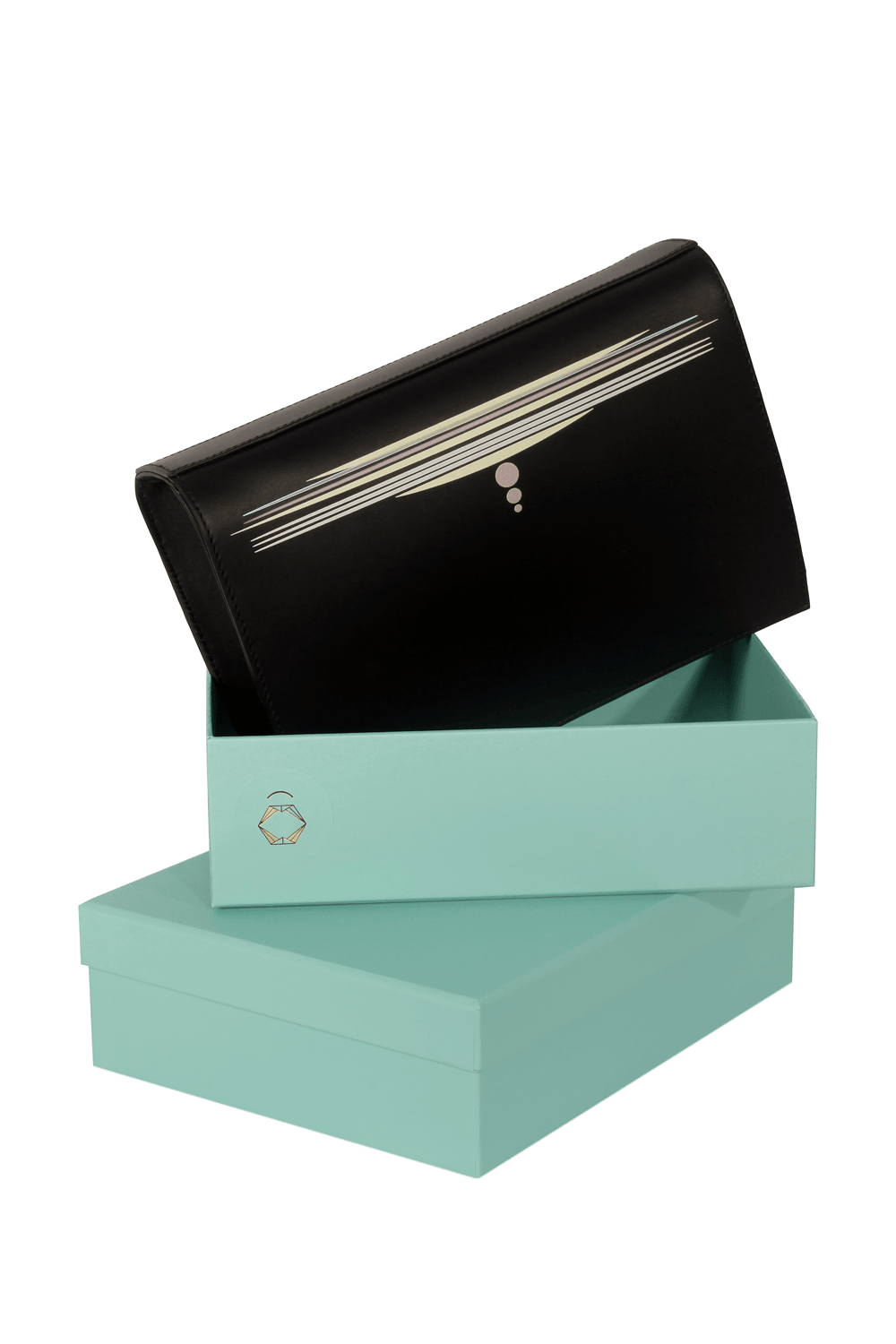 Geomi-Sunset Clutch - Siyah-Clutch-5-Milagron.com