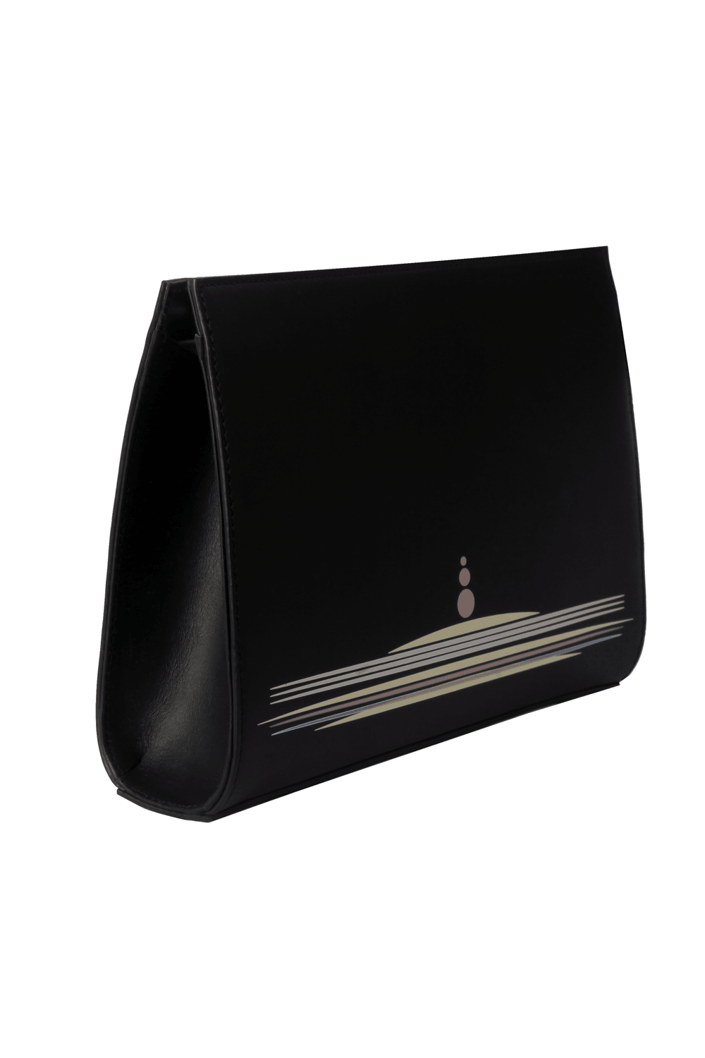 Geomi-Sunset Clutch - Siyah-Clutch-7-Milagron.com