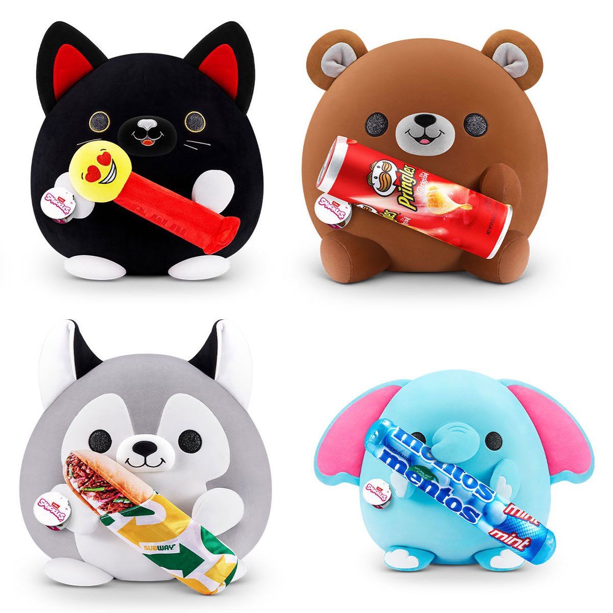 Giochi Preziosi-Ua Snackles Aburcubur Dev Peluş 35 Cm-Peluş Oyuncaklar-8-Milagron.com