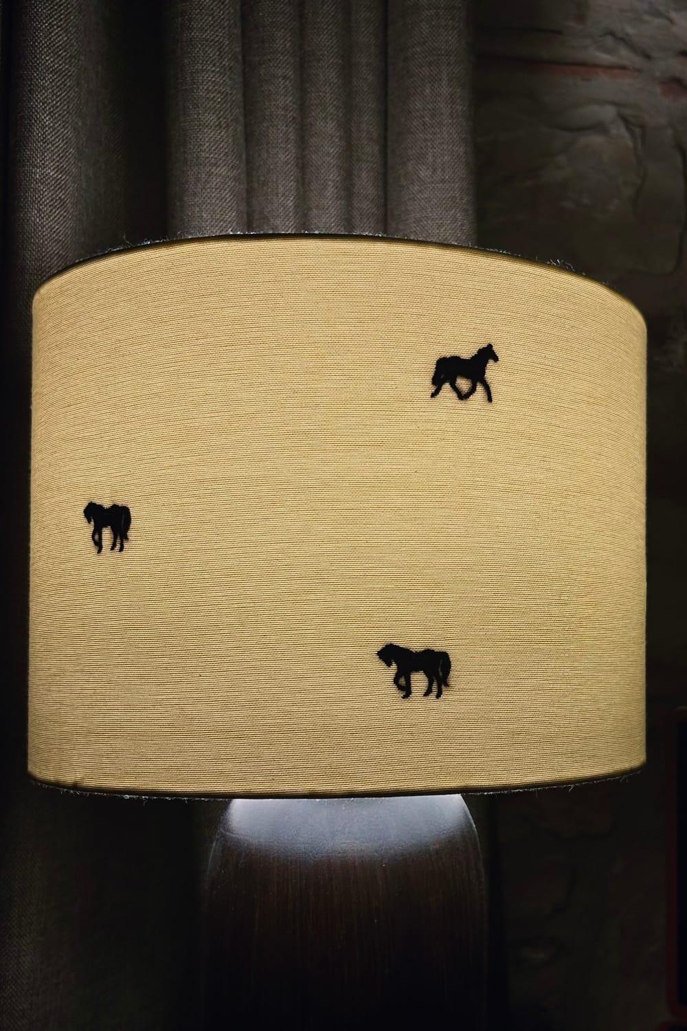Giran Maye-Horse Embroidered Lamp-Abajur-2-Milagron.com