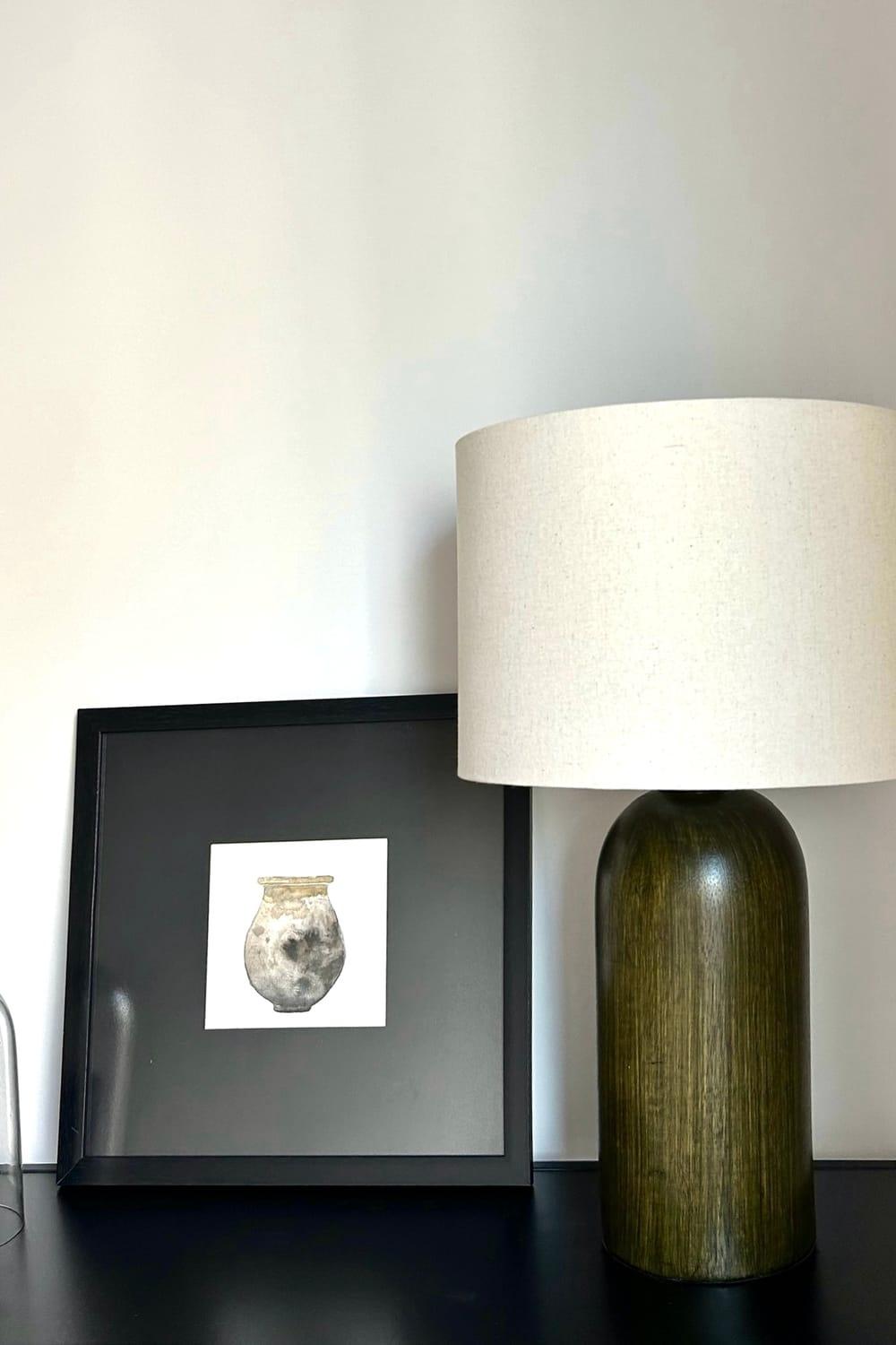 Giran Maye-Morelle Lamp Olive-Abajur-3-Milagron.com