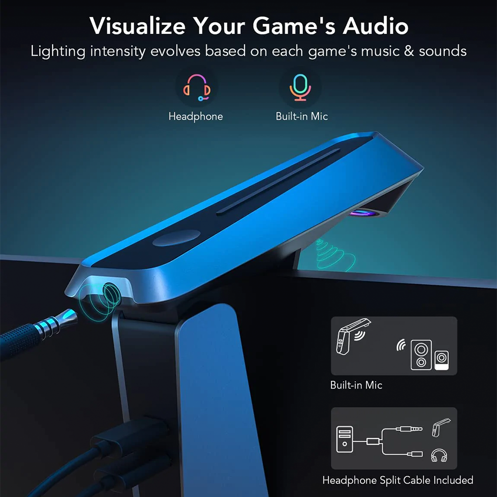 Govee-Govee DreamView G1 Pro Gaming Light Gaming Işığı-Akıllı Aydınlatma-7-Milagron.com