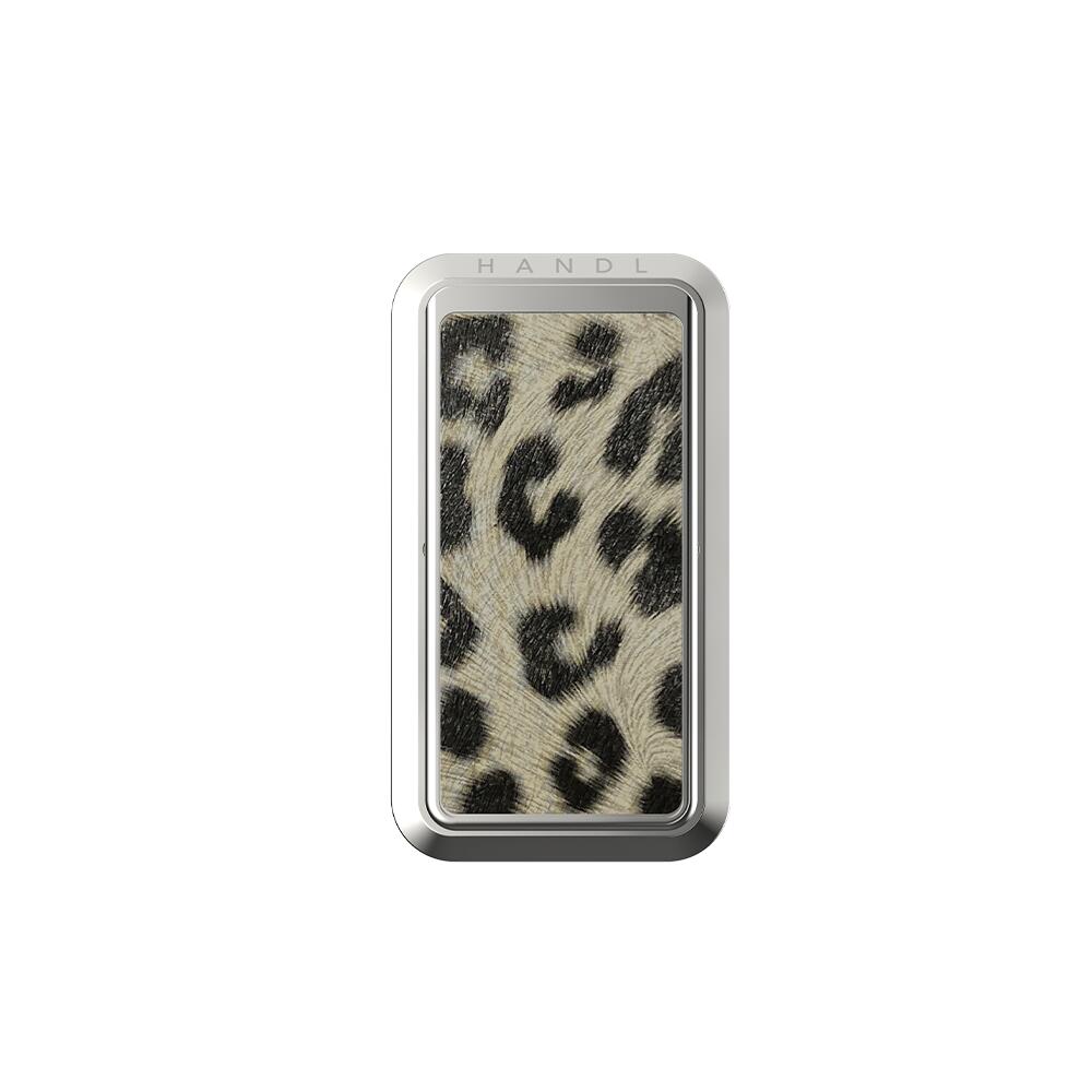 Handl New York-HANDLstick ANIMAL SNOW LEOPARD Stand Özellikli Telefon Tutucu-Telefon Tutucu-2-Milagron.com