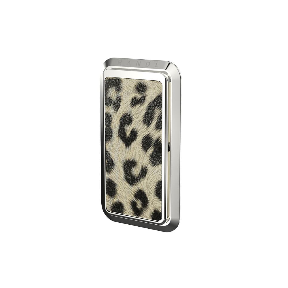 Handl New York-HANDLstick ANIMAL SNOW LEOPARD Stand Özellikli Telefon Tutucu-Telefon Tutucu-3-Milagron.com