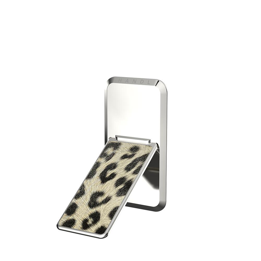 Handl New York-HANDLstick ANIMAL SNOW LEOPARD Stand Özellikli Telefon Tutucu-Telefon Tutucu-4-Milagron.com