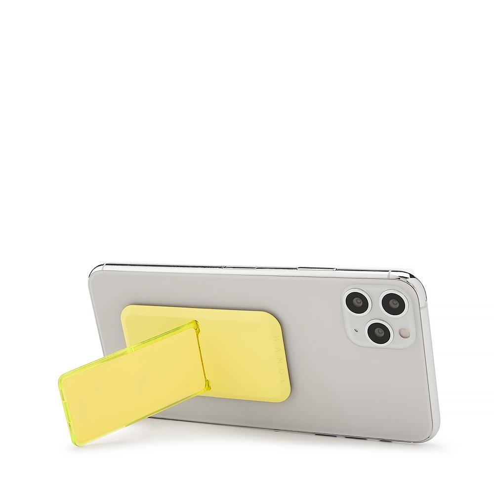 Handl New York-HANDLstick NEON YELLOW Stand Özellikli Telefon Tutucu-Telefon Tutucu-5-Milagron.com