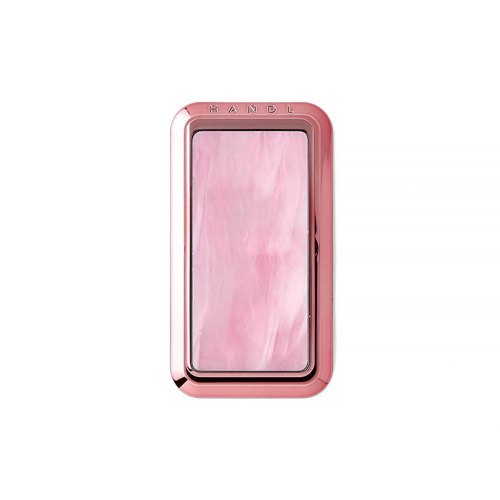 Handl New York-HANDLstick PINK MARBLE Stand Özellikli Telefon Tutucu-Telefon Tutucu-2-Milagron.com