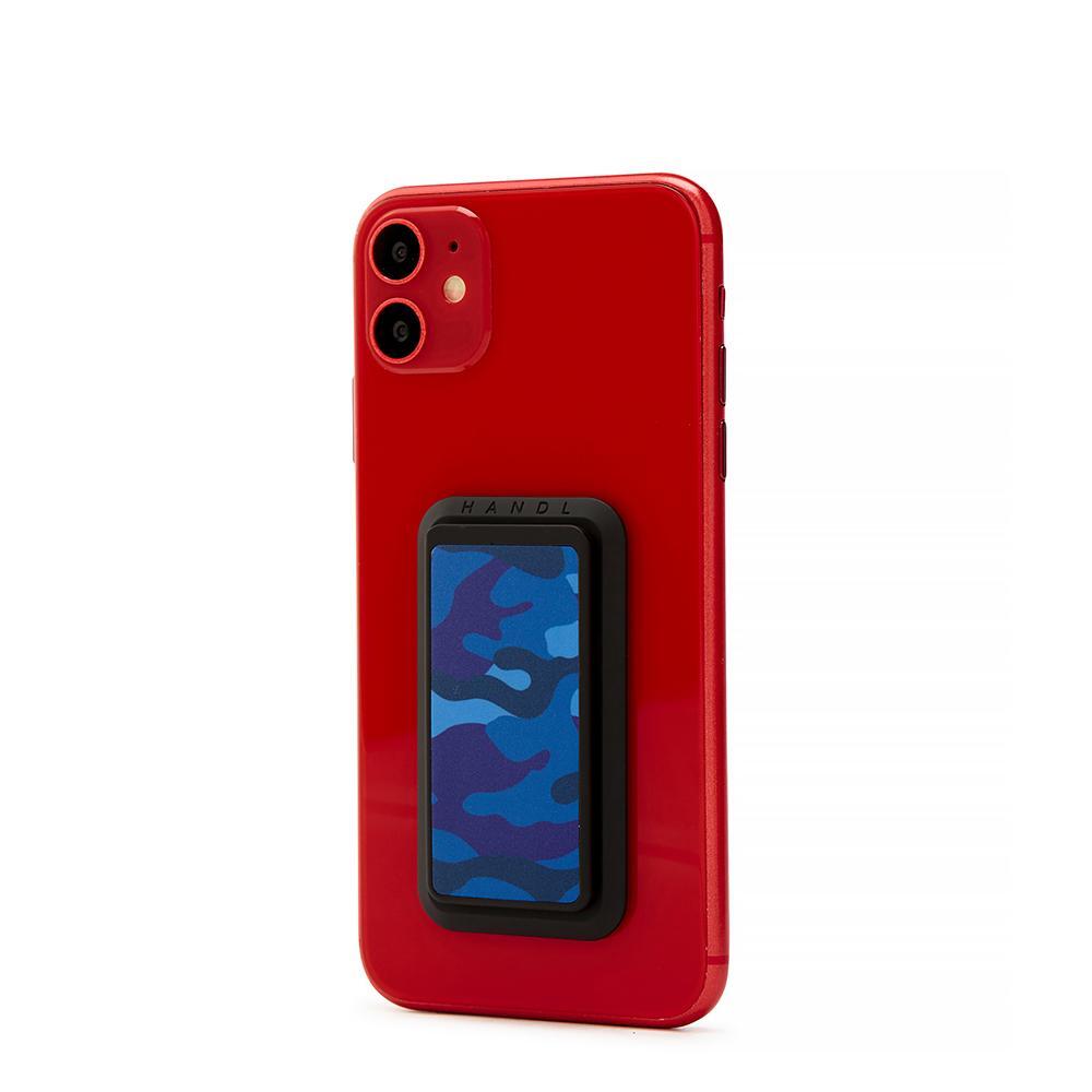 Handl New York-HANDLstick PRINT CAMO NAVY Stand Özellikli Telefon Tutucu-Telefon Tutucu-3-Milagron.com