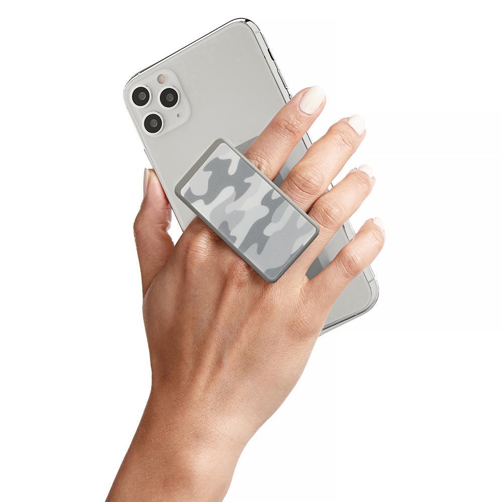 Handl New York-HANDLstick PRINT CAMO WHITE ARCTIC Stand Özellikli Telefon Tutucu-Telefon Tutucu-1-Milagron.com