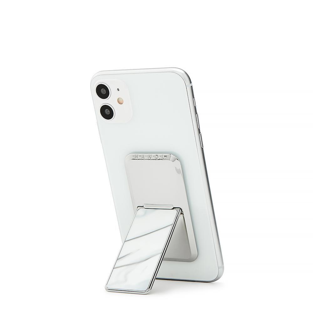 Handl New York-HANDLstick WHITE MARBLE Stand Özellikli Telefon Tutucu-Telefon Tutucu-4-Milagron.com