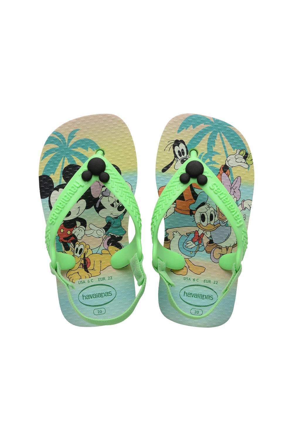 Havaianas-Baby Disney Classic Lime Green-Sandalet & Terlik-1-Milagron.com