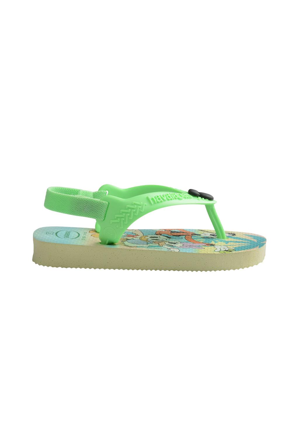 Havaianas-Baby Disney Classic Lime Green-Sandalet & Terlik-3-Milagron.com