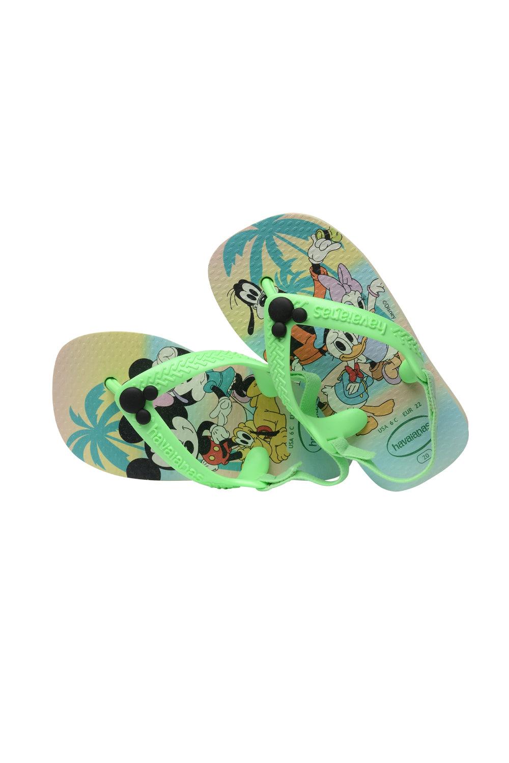 Havaianas-Baby Disney Classic Lime Green-Sandalet & Terlik-4-Milagron.com