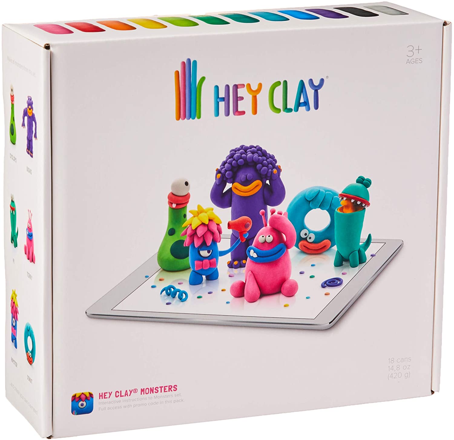 Hey Clay-Hey Clay Monsters-Oyun Hamurları ve Setleri-1-Milagron.com