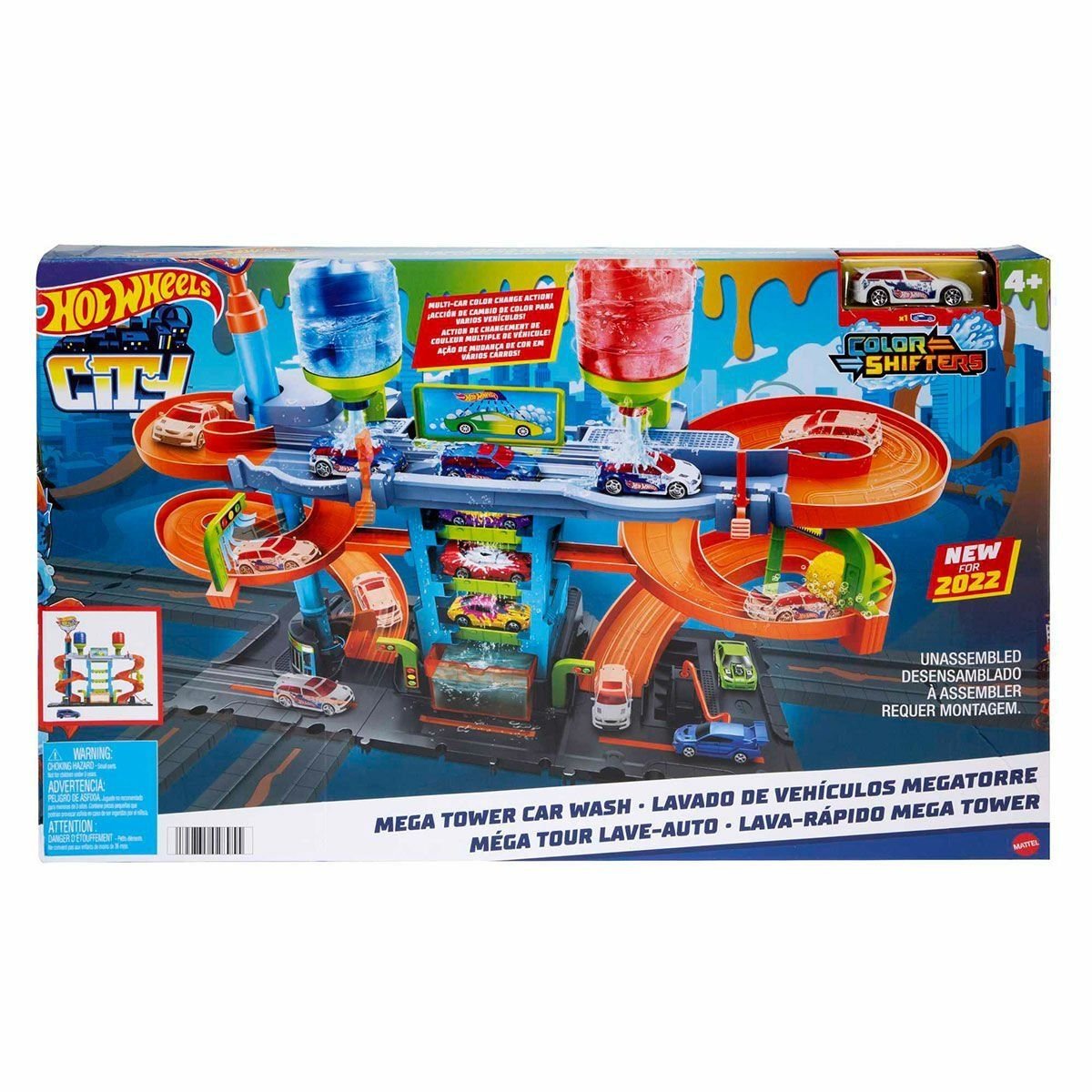Hot Wheels-Araba Yıkama Kulesi-Oyuncak Arabalar ve Setleri-1-Milagron.com