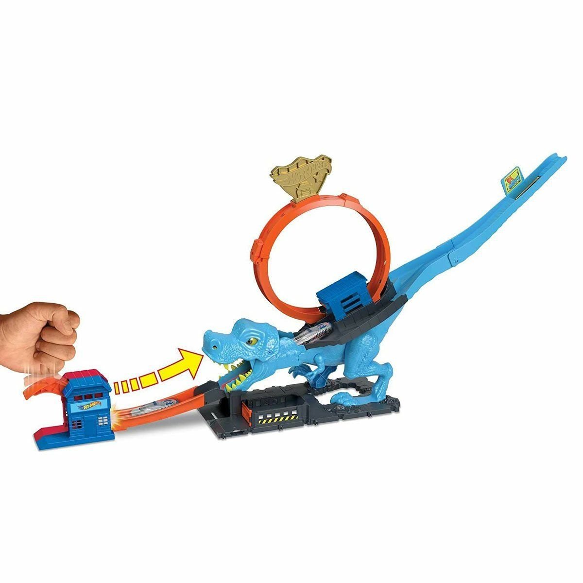 Hot Wheels-Dinozor Ile Mücadele Oyun Seti-Oyuncak Arabalar ve Setleri-3-Milagron.com