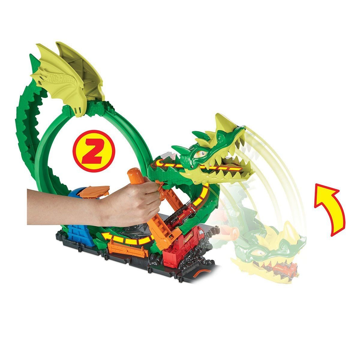 Hot Wheels-Ejderha Mücadele Pisti Oyunu-Oyuncak Arabalar ve Setleri-4-Milagron.com