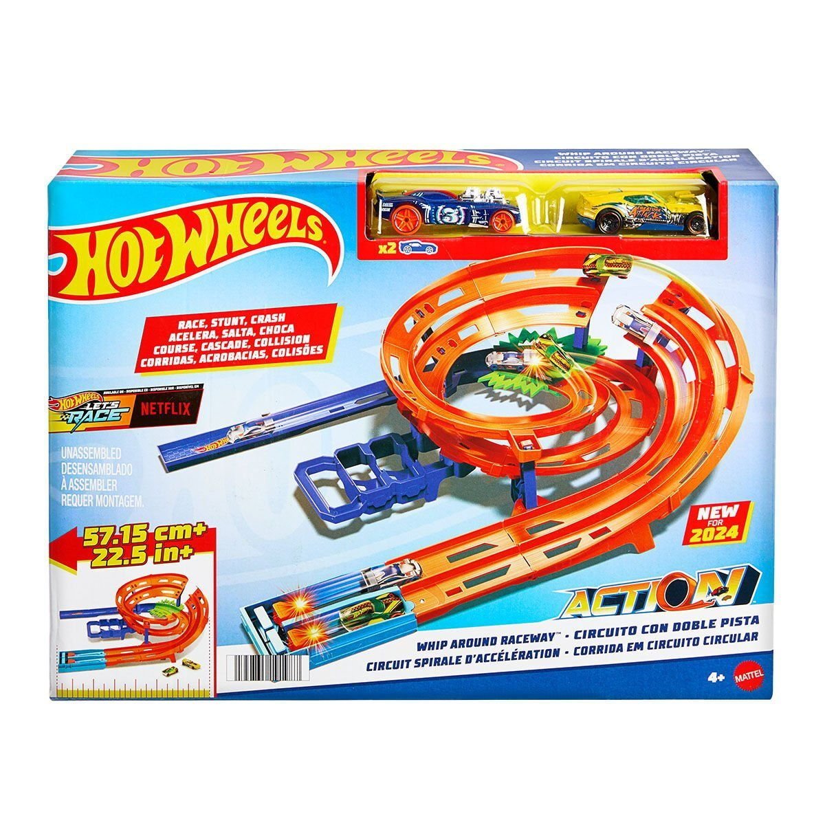 Hot Wheels-İkili Yarış Ve Akrobasi Pisti-Oyuncak Arabalar ve Setleri-1-Milagron.com