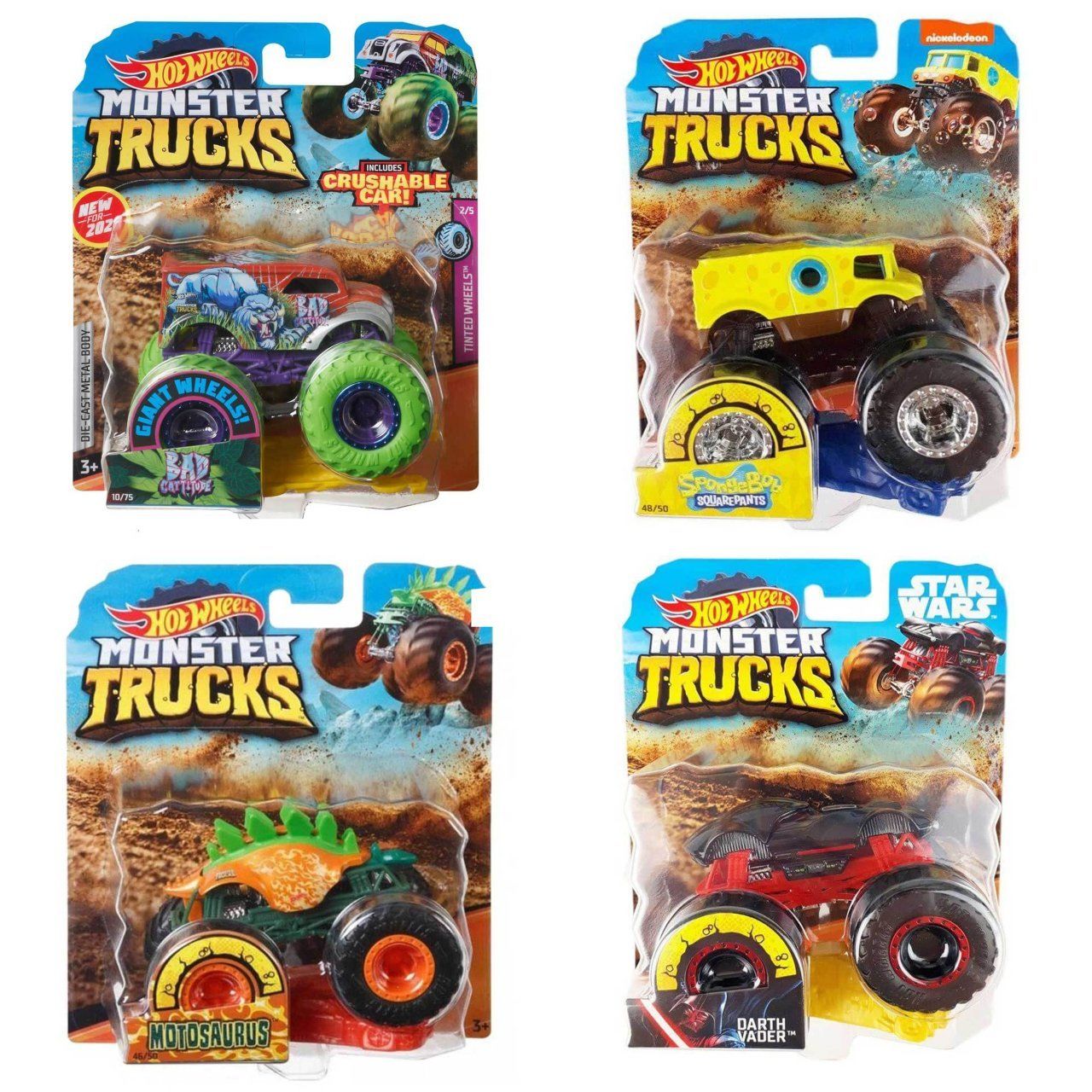 Hot Wheels-Monster Trucks Arabalar-Oyuncak Araçlar ve Setleri-2-Milagron.com
