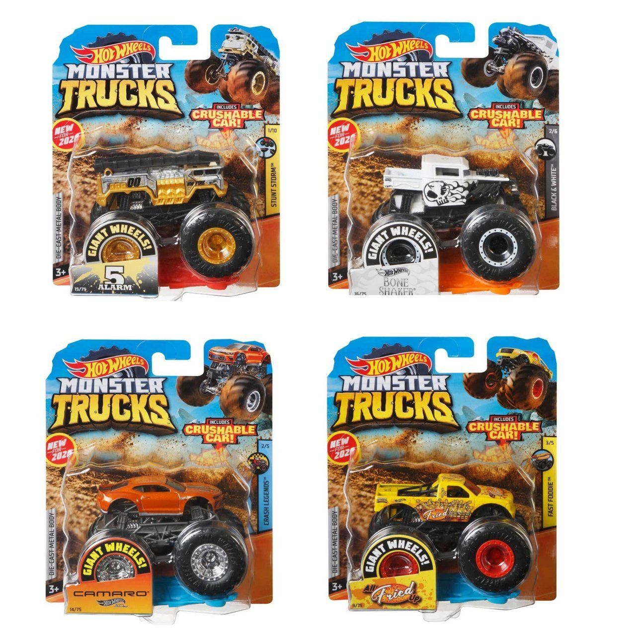 Hot Wheels-Monster Trucks Arabalar-Oyuncak Araçlar ve Setleri-4-Milagron.com