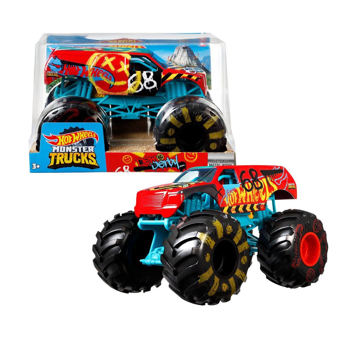 Hot Wheels-Monster Trucks Arabalar-Oyuncak Araçlar ve Setleri-7-Milagron.com