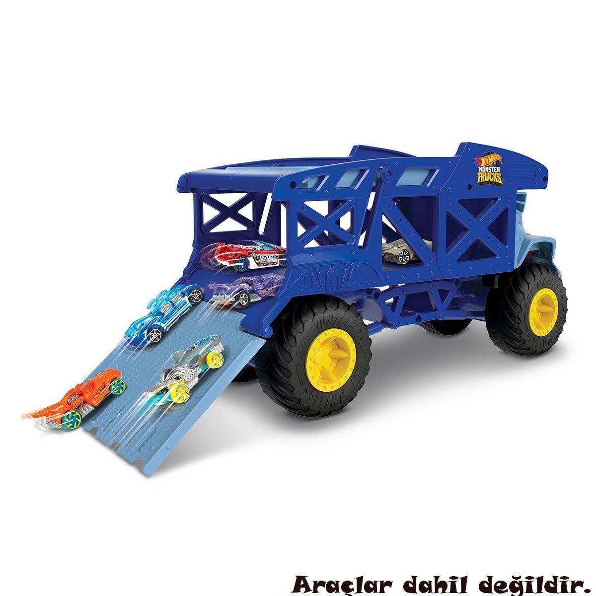 Hot Wheels-Monster Trucks Rhino Taşıyıcı Kamyon, Monster Trucks-Oyuncak Arabalar ve Setleri-5-Milagron.com