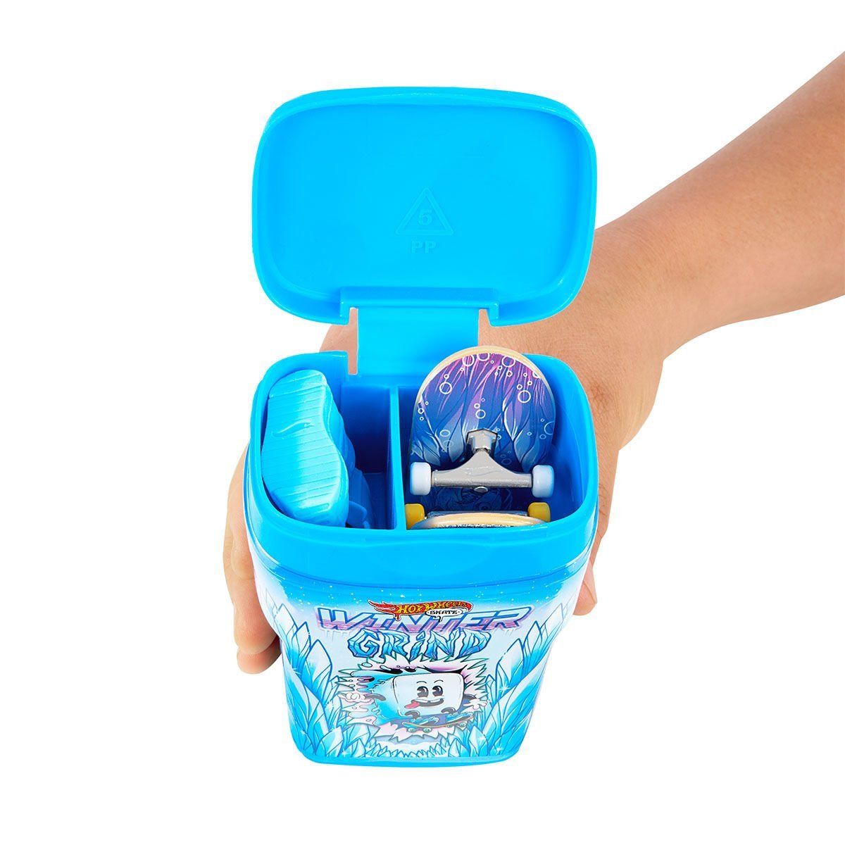 Hot Wheels-Skate İkili Parmak Kaykay Kutusu (Aromalı Sakız Kutusu Temalı)-Oyuncak Arabalar ve Setleri-3-Milagron.com