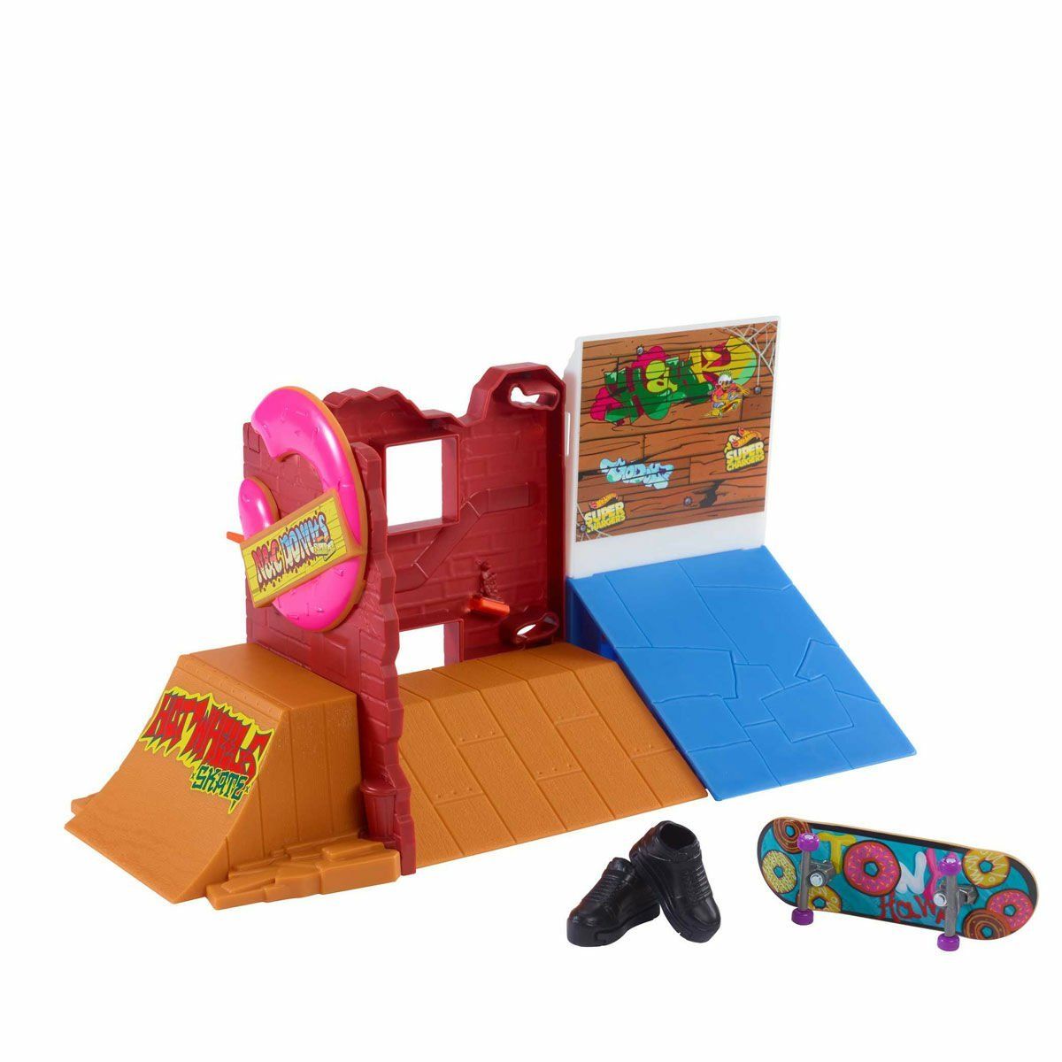 Hot Wheels-Skate Parmak Kaykay Macerasına Başlangıç Setleri-Oyuncak Arabalar ve Setleri-3-Milagron.com